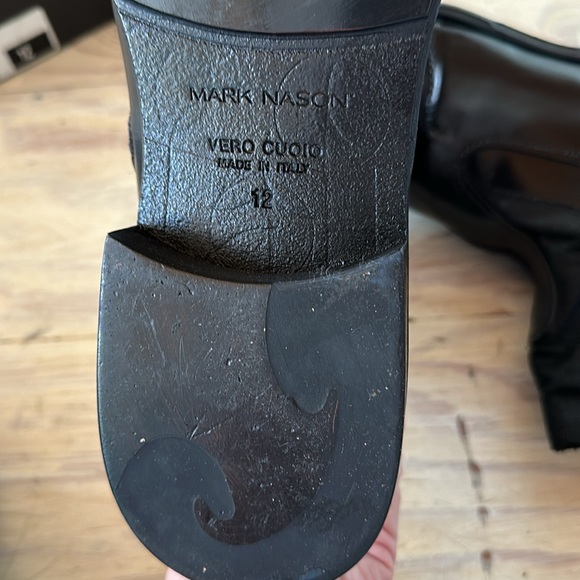 Mark Nason DESIGNER men’s dress boots VERY UNUSUAL Black 12 NEW in box - Picture 7 of 10
